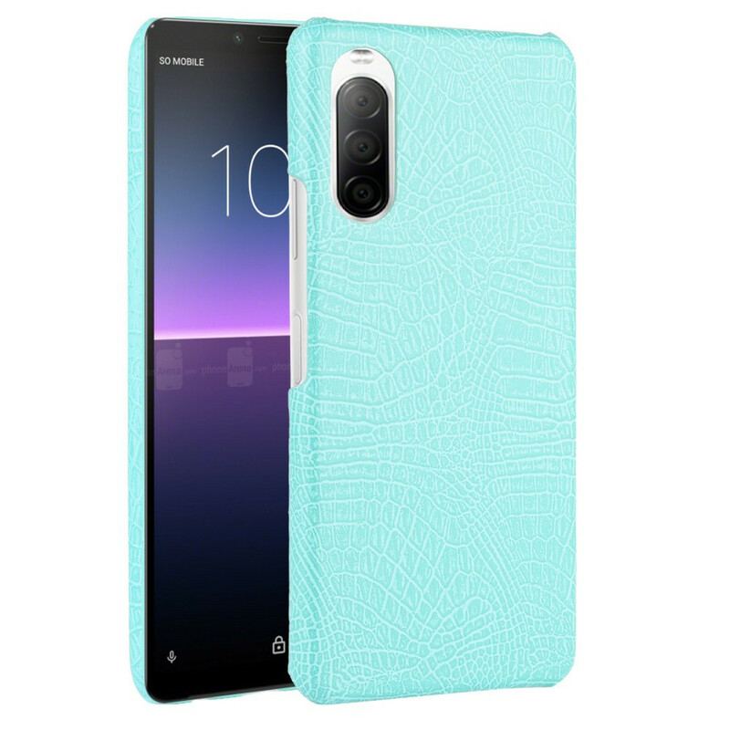 Coque Sony Xperia 10 II Effet Peau de Crocodile